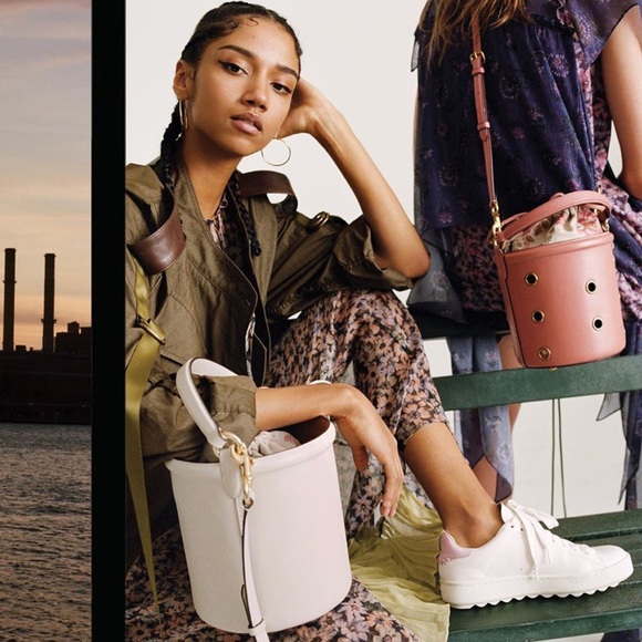 Coach Bags Coach Grommet Drawstring Leather Bucket Bag Poshmark